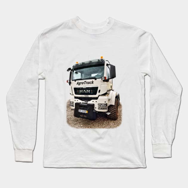 AgroTruck MAN TGS 18.440 4x4 - Trucknology Days Long Sleeve T-Shirt by holgermader